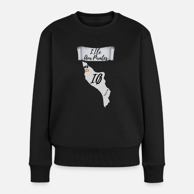 Die Insel der Piraten, Oléron - Frauen Premium Bio Pullover - Schwarz