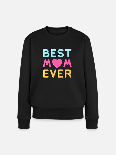 Best mom 24 - Frauen Premium Bio Pullover - Schwarz