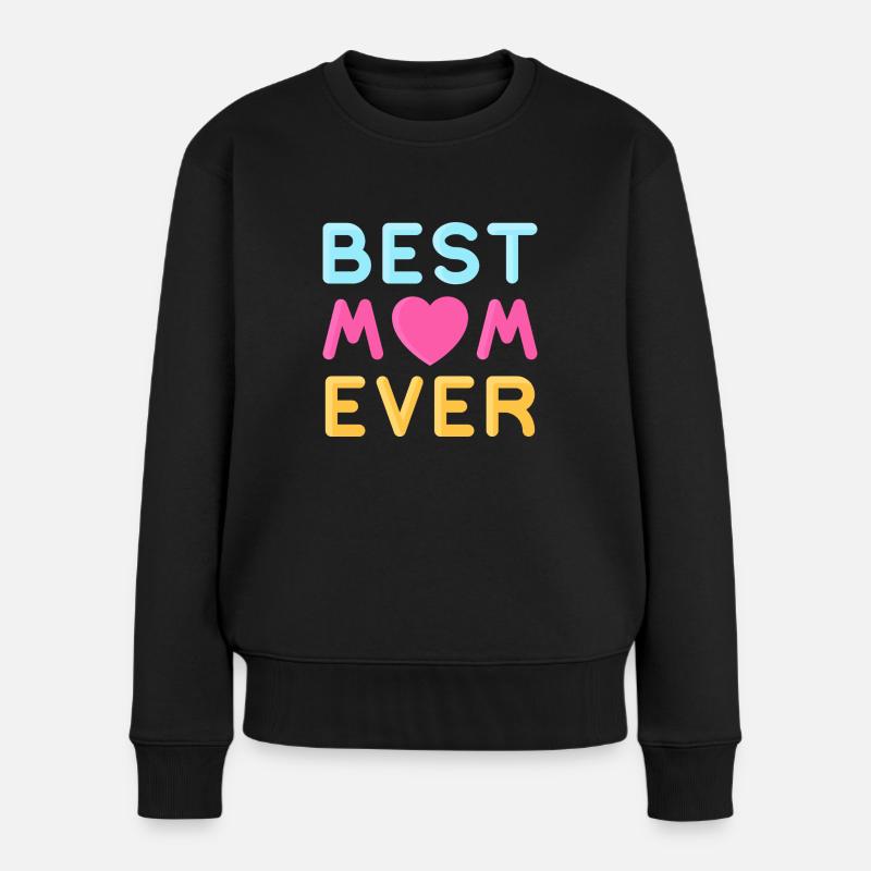 Best mom 24 - Frauen Premium Bio Pullover - Schwarz