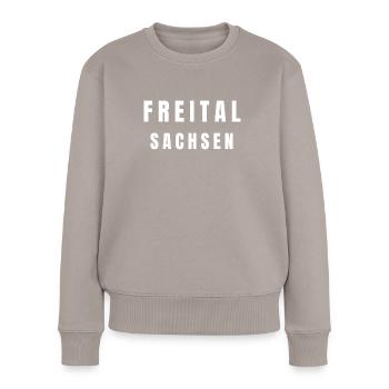 Freital, Saxe - Pull Premium bio Femme - taupe - Devant - Julia (174cm)