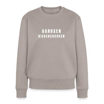 Garbsen, Basse-Saxe - Pull Premium bio Femme - taupe - Devant - Julia (174cm)