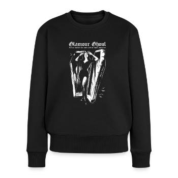 Glamour Ghoul - Pull Premium bio Femme - noir - Devant - Julia (174cm)