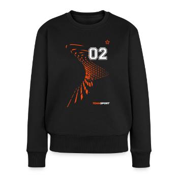02 JERSEY Jersey Number Two Numbers Number 2 Motifs - Women's Premium Organic Jumper - black - Front - Julia (174cm)