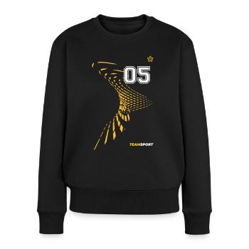 05 JERSEY Number Five Numbers Number 5 Motifs - Women's Premium Organic Jumper - black - Front - Julia (174cm)