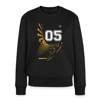 05 JERSEY Number Five Numbers Number 5 Motif - Women's Premium Organic Jumper - black - Front - Julia (174cm)
