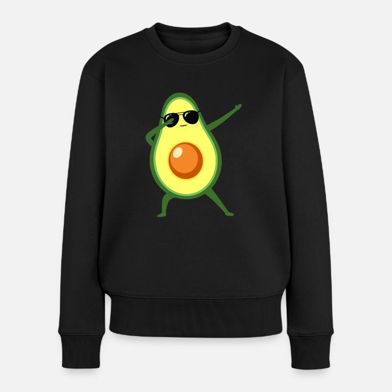 Dabbing Avocado With Sunglasses - Cool Gift - Pull Premium bio Femme - noir