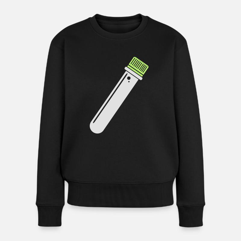 PETling 2farbig - geocaching Container - Frauen Premium Bio Pullover - Schwarz
