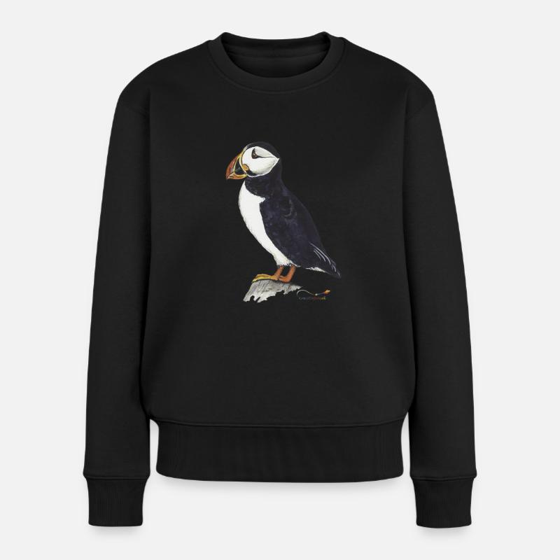 Macareux - Pull Premium bio Femme - noir