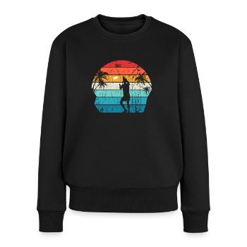 Frisbee - Women's Premium Organic Jumper - black - Front - Julia (174cm)