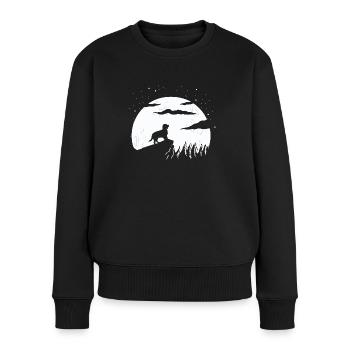 Boykin Spaniel - Women's Premium Organic Jumper - black - Front - Julia (174cm)