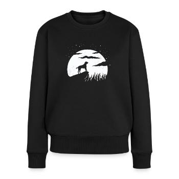 Black Mouth Cur - Frauen Premium Bio Pullover - Schwarz - Vorne - Julia (174cm)