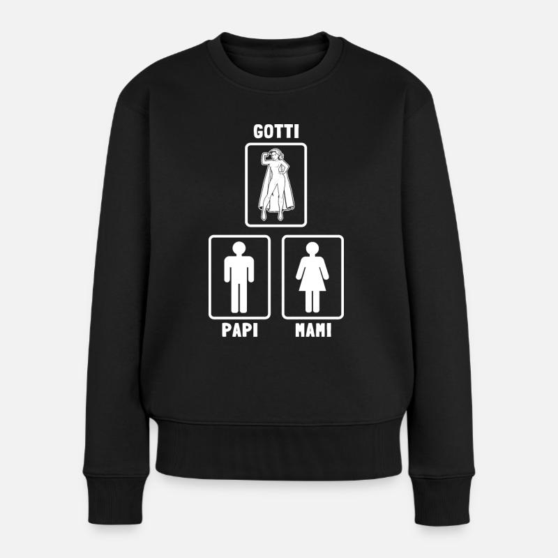 Gotti Held - Frauen Premium Bio Pullover - Schwarz