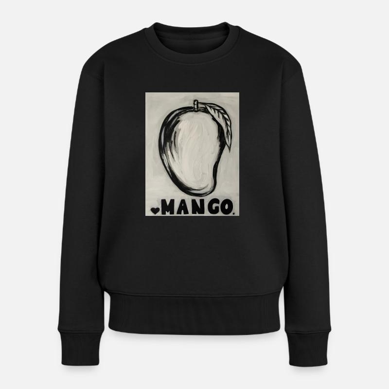 mango - Frauen Premium Bio Pullover - Schwarz