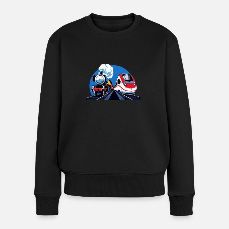 TRAIN ZUG - Pull Premium bio Femme - noir