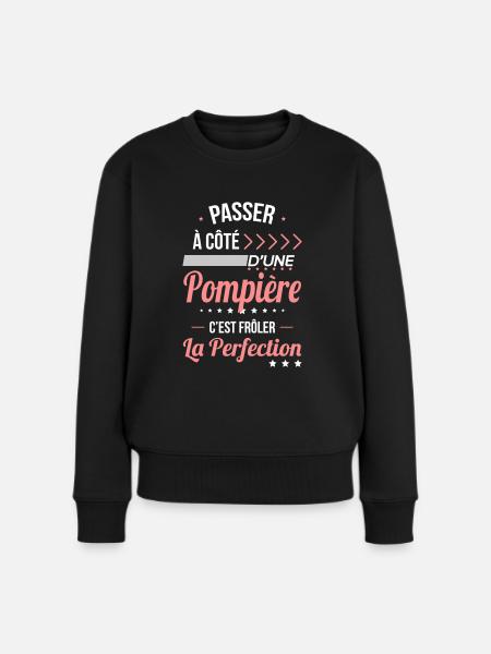 Pompière - Frôler la perfection - Pull Premium bio Femme - noir