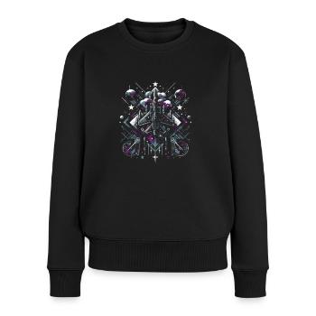 Flotte de reconnaissance stellaire - Pull Premium bio Femme - noir - Devant - Julia (174cm)