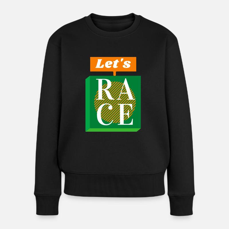 La course - Pull Premium bio Femme - noir