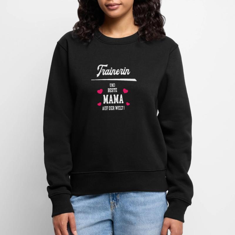 Trainerin Beste Mama Mutter Muttertag Geburtstag Frauen Premium Bio Pullover