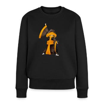 Munich Mercury Kindl - Tribute to Freddie - Women's Premium Organic Jumper - black - Front - Julia (174cm)