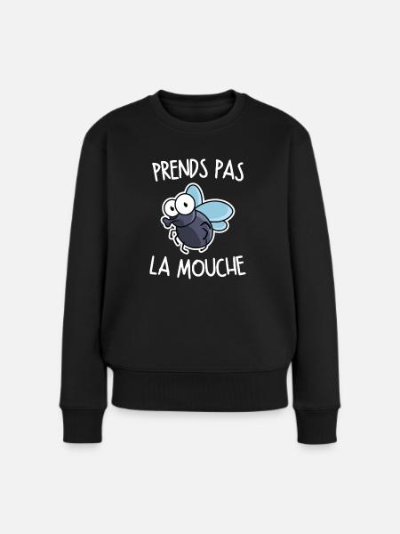 Prends pas la mouche - Pull Premium bio Femme - noir