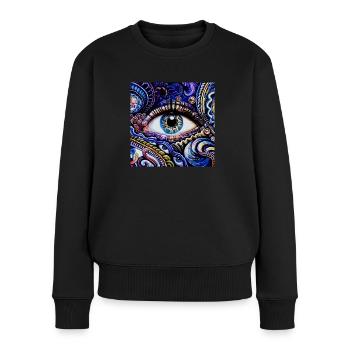Third Eye Awakening - Women's Premium Organic Jumper - black - Front - Julia (174cm)