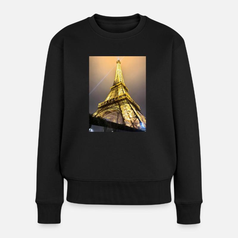 My Design - Frauen Premium Bio Pullover - Schwarz