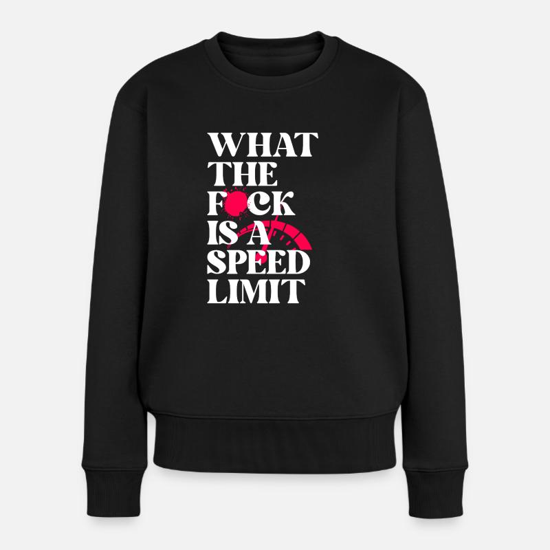Auto - Frauen Premium Bio Pullover - Schwarz