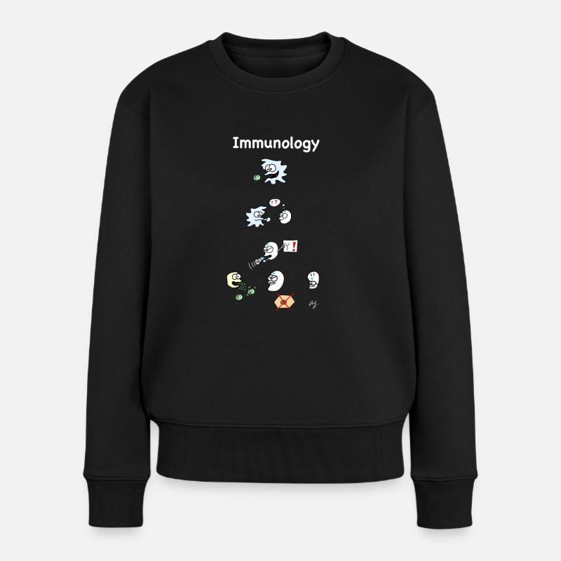 Immunology - Frauen Premium Bio Pullover - Schwarz