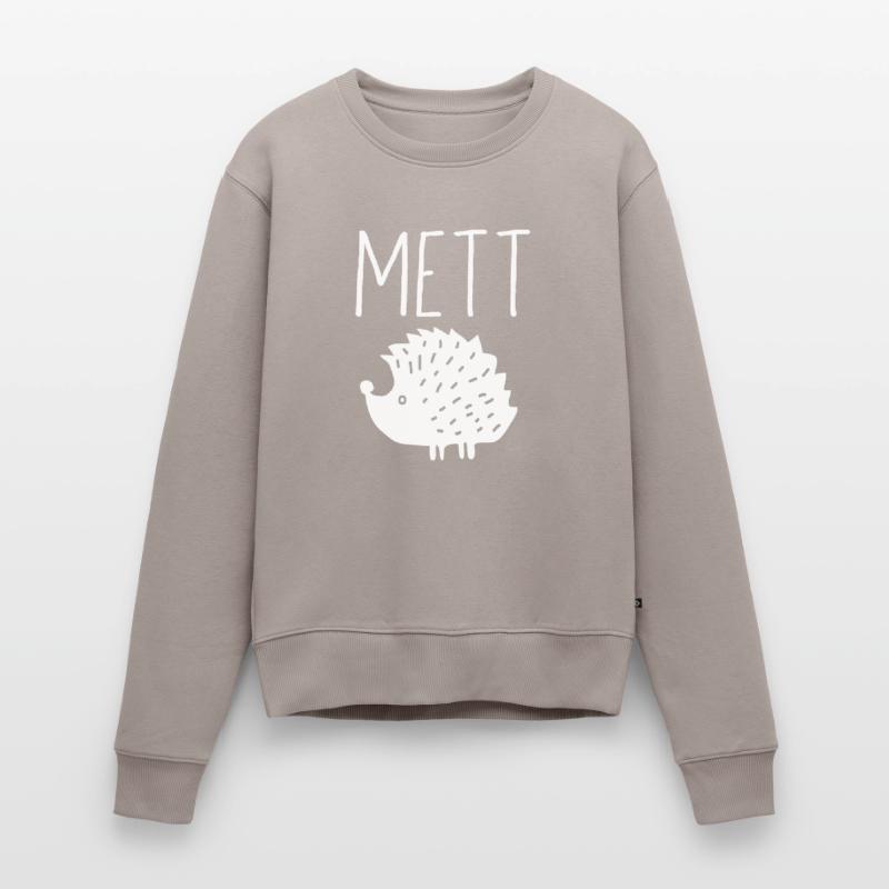 Mettigel Mett Igel Hackfleisch Fleischesser Hackk Frauen Premium Bio Pullover