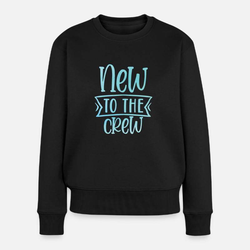 New to the Crew - Pull Premium bio Femme - noir