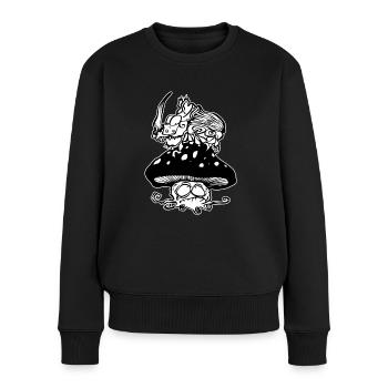 Frightening rhinoceros beetle - Women's Premium Organic Jumper - black - Front - Julia (174cm)