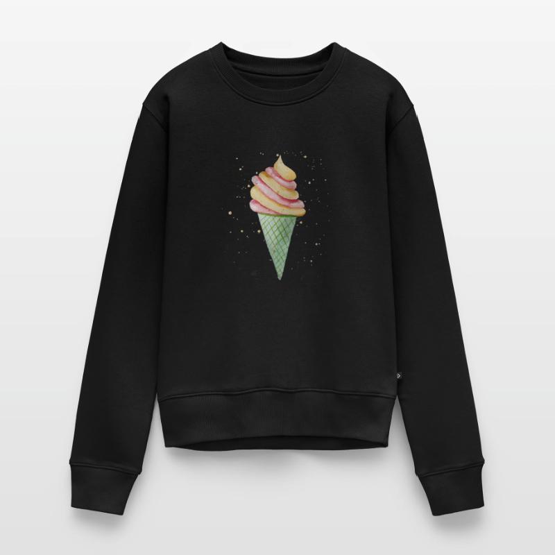 Softeis mit Sprinkles Frauen Premium Bio Pullover