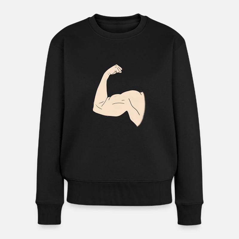 Stark - Frauen Premium Bio Pullover - Schwarz