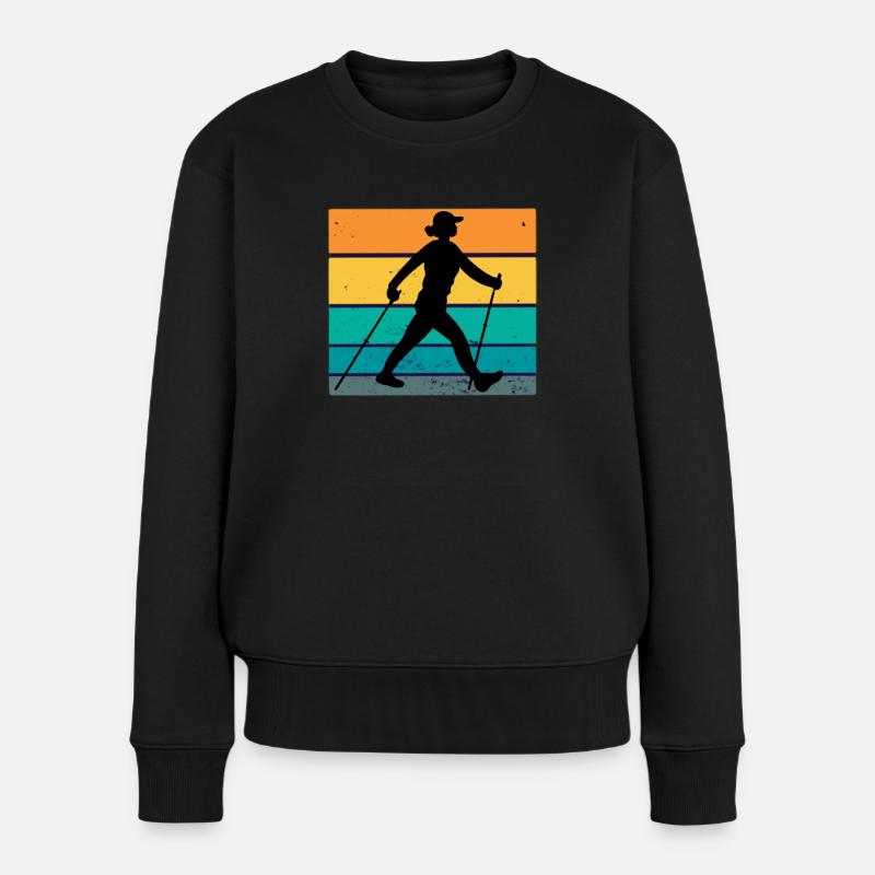 Femmes randonneurs - Pull Premium bio Femme - noir