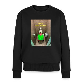 Nein. Nicht heute! - Frauen Premium Bio Pullover - Schwarz - Vorne - Julia (174cm)