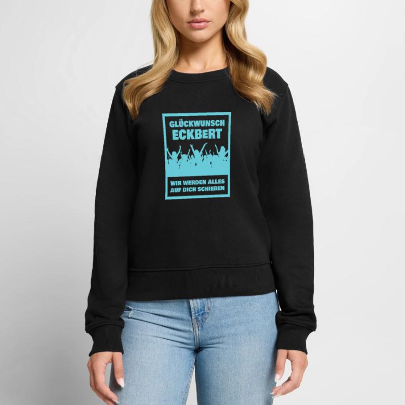 First name Eckbert Women's Premium Organic Jumper