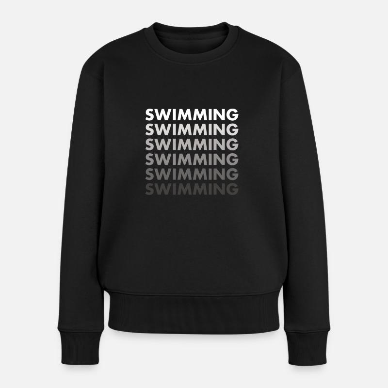 Natation sportive - Pull Premium bio Femme - noir