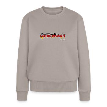 Germany Rules - Women's Premium Organic Jumper - taupe - Front - Julia (174cm)