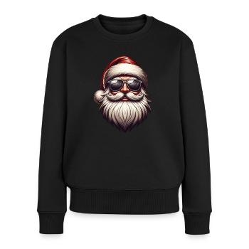 Santa Claus - Women's Premium Organic Jumper - black - Front - Julia (174cm)
