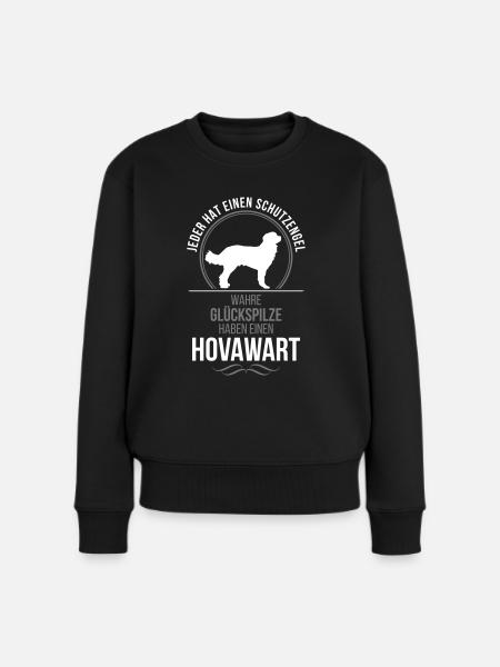 HOVAWART Schutzengel Wilsigns - Frauen Premium Bio Pullover - Schwarz