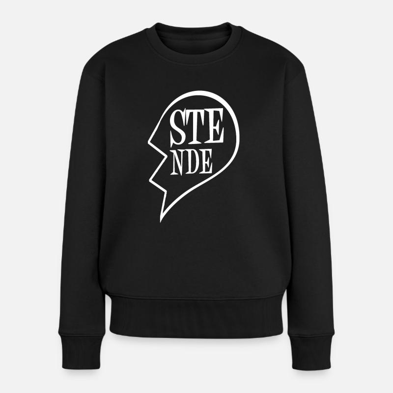 Die besten Freunde 2 - Frauen Premium Bio Pullover - Schwarz