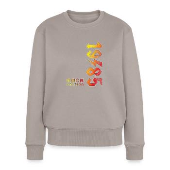 Birthday Rock Edition 1985 - Pull Premium bio Femme - taupe - Devant - Julia (174cm)