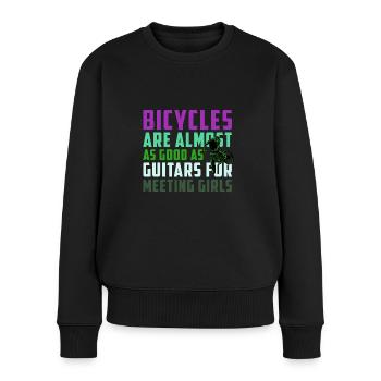Unnamed Project 63 - Women's Premium Organic Jumper - black - Front - Julia (174cm)