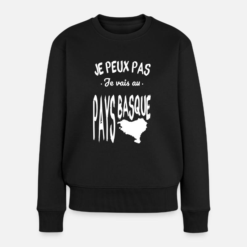 Mode Basque activé - Pull Premium bio Femme - noir