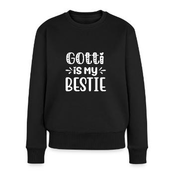 Bestes Gotti der Welt Schweiz Patentante Patin - Frauen Premium Bio Pullover - Schwarz - Vorne - Julia (174cm)