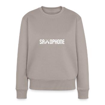 Saxophone - Pull Premium bio Femme - taupe - Devant - Julia (174cm)