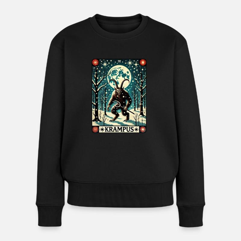 Krampus - Pull Premium bio Femme - noir