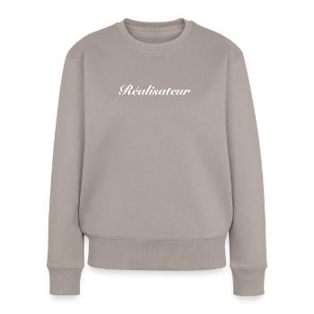 Réalisateur - Pull Premium bio Femme - taupe - Devant - Julia (174cm)