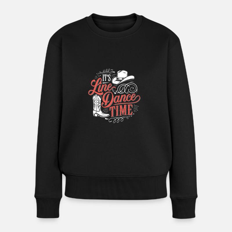 Line Dance Time Line Dancing Dancing - Women's Premium Organic Jumper - black