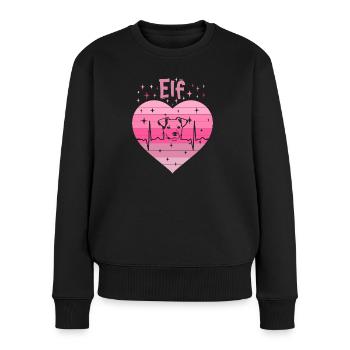 11. Geburtstag Hund Frauchen Mädchen Tochter - Frauen Premium Bio Pullover - Schwarz - Vorne - Julia (174cm)
